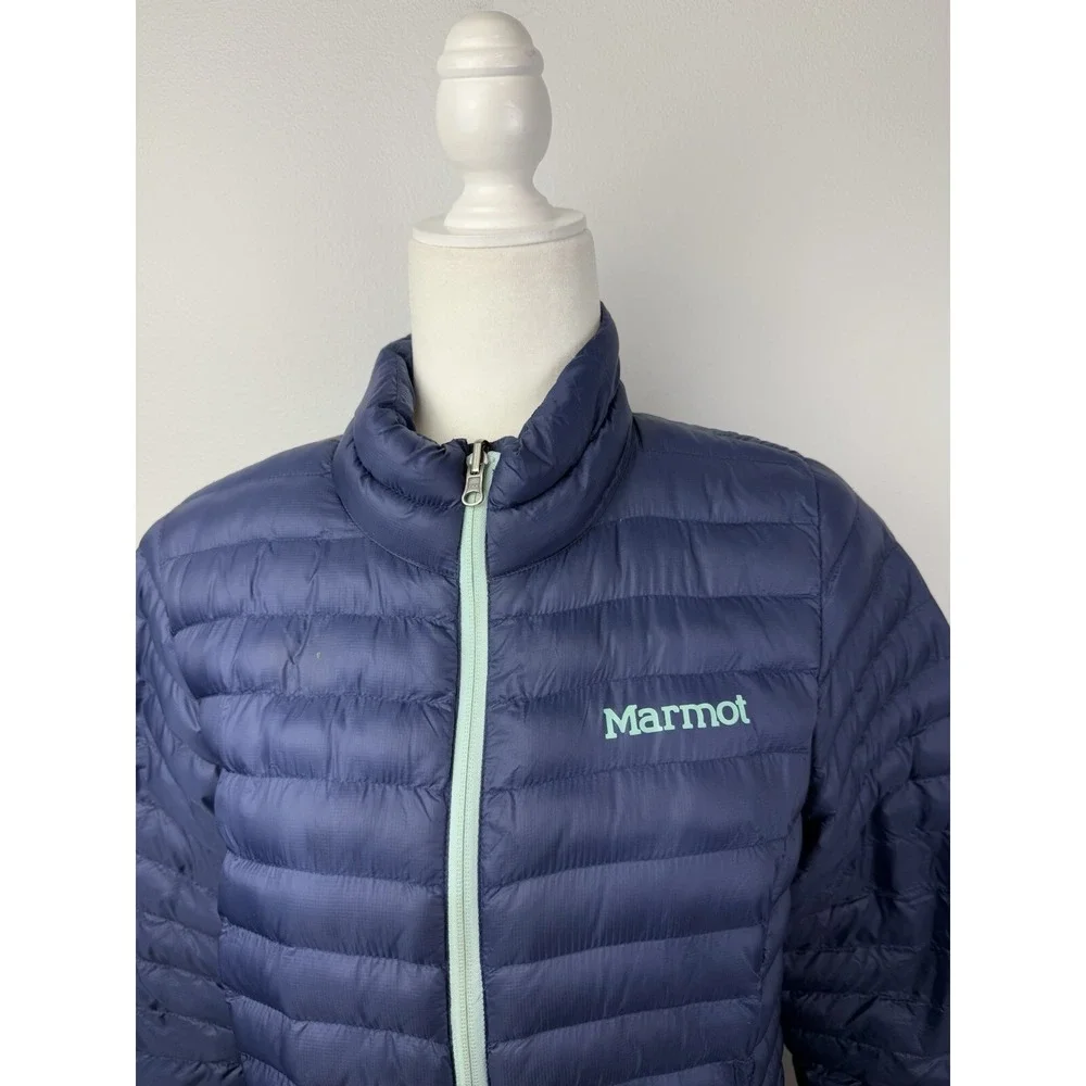 Marmot Solus Puffer Jacket Women's M Bluish Purple Coat‎ Featherless Thinsulate